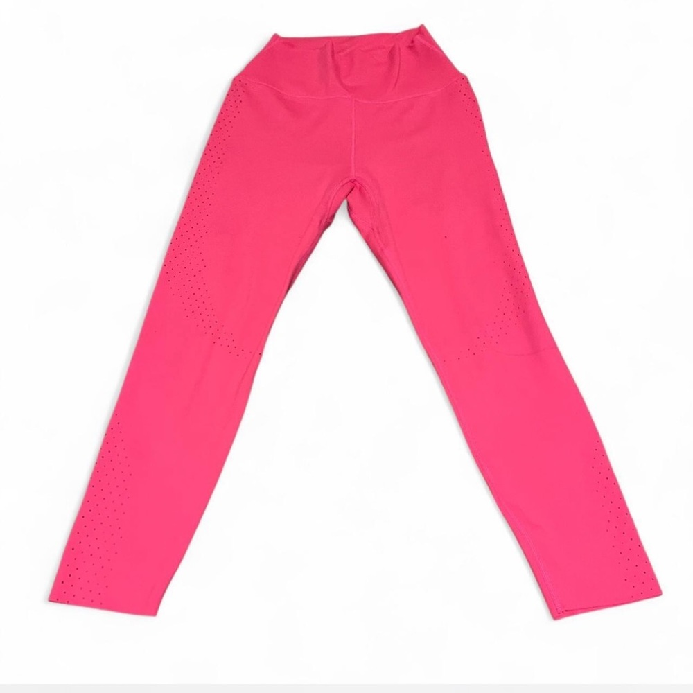 BuffBunny Pink Airbrush Laser Cut Leggings